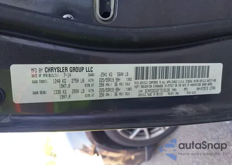2015 Dodge Journey R/T from USA, damaged, VIN 3C4PDDEG2FT519126